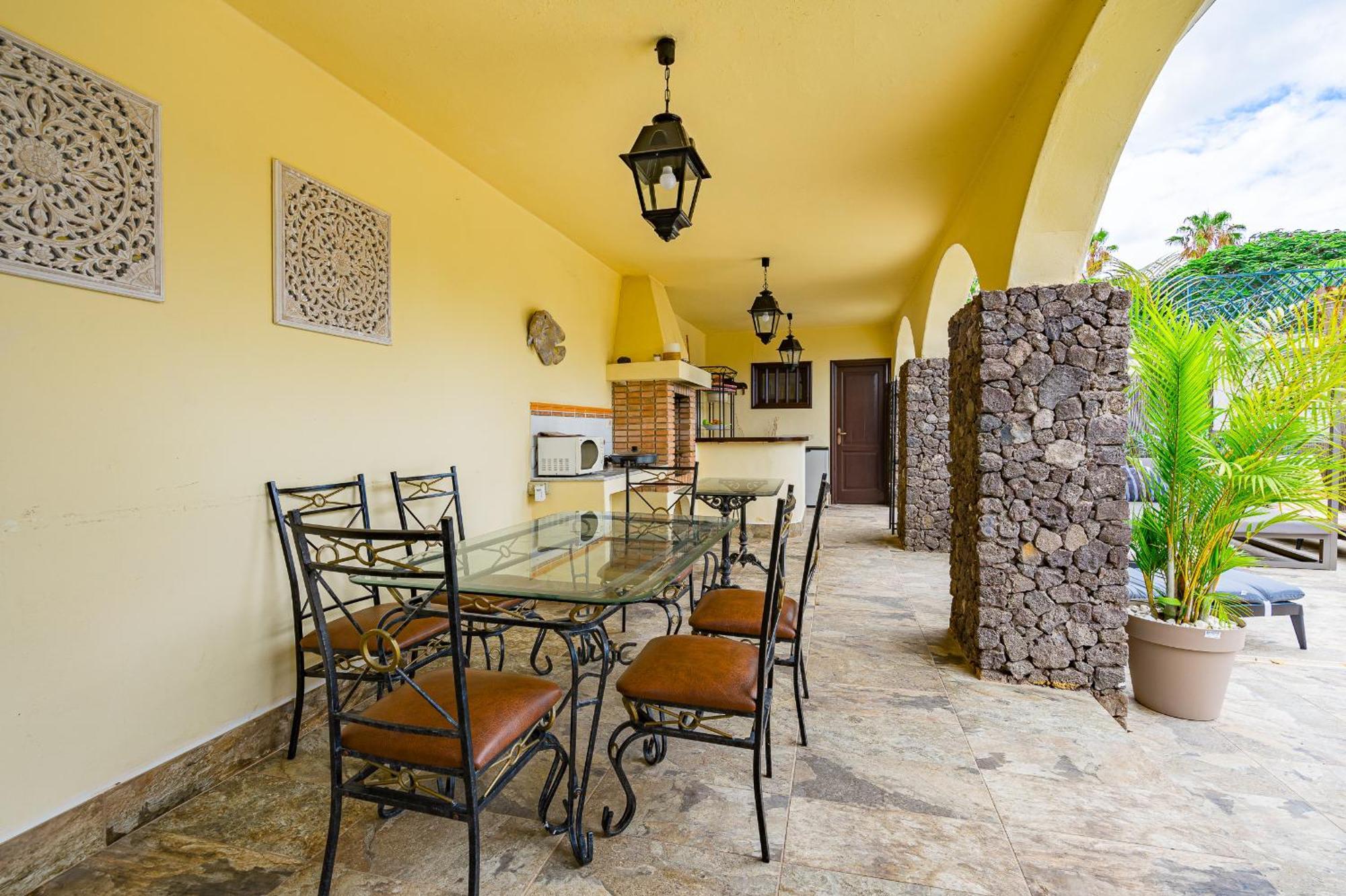 Villa Natali ,Luxury 3-Levels Large Villa On Tenerife, Ocean View, Private Poo L& Barbecue Area Costa Adeje  Exterior foto